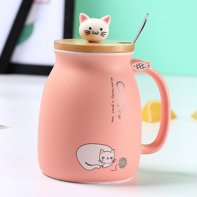 Cute Cats Heat-Resistant Mug