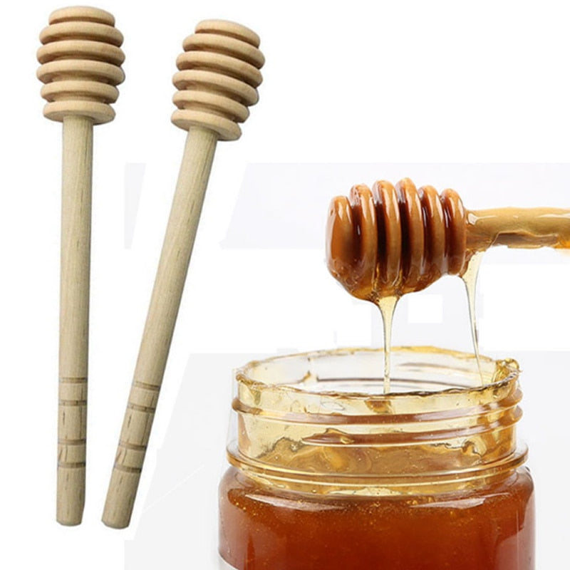 Long Handle Wood Honey Spoon
