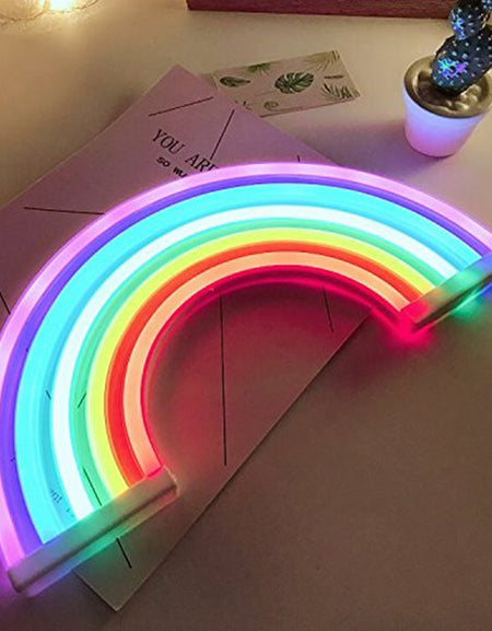Rainbow Neon Sign