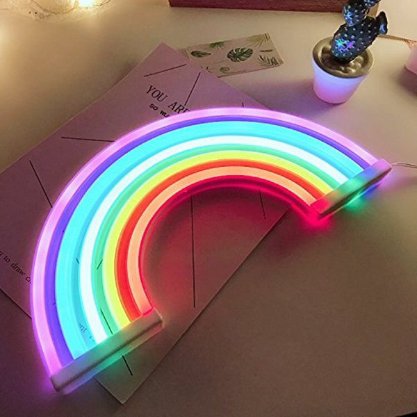 Rainbow Neon Sign