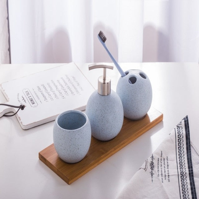 4pcs China Ceramics Bathroom Accessories