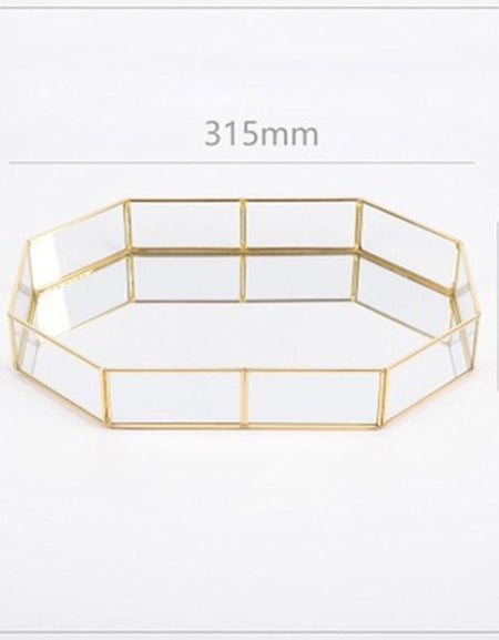 Retro Golden Storage Tray