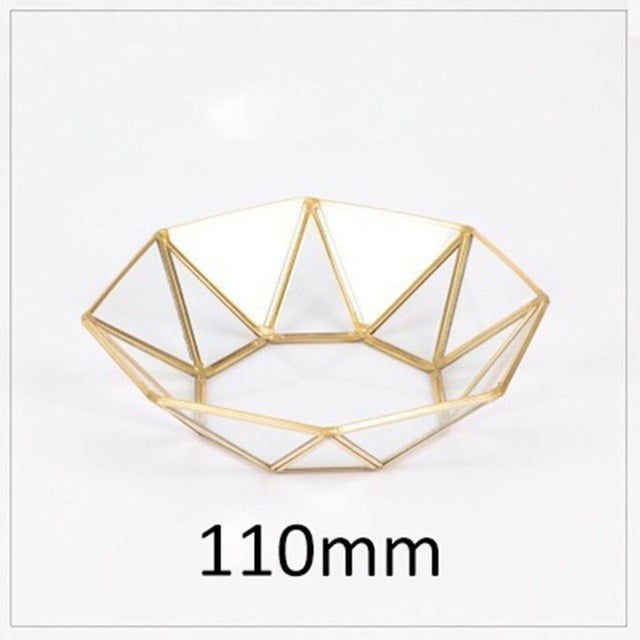 Retro Golden Storage Tray