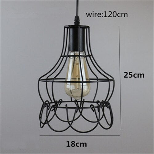 Modern Cage Pendant Light