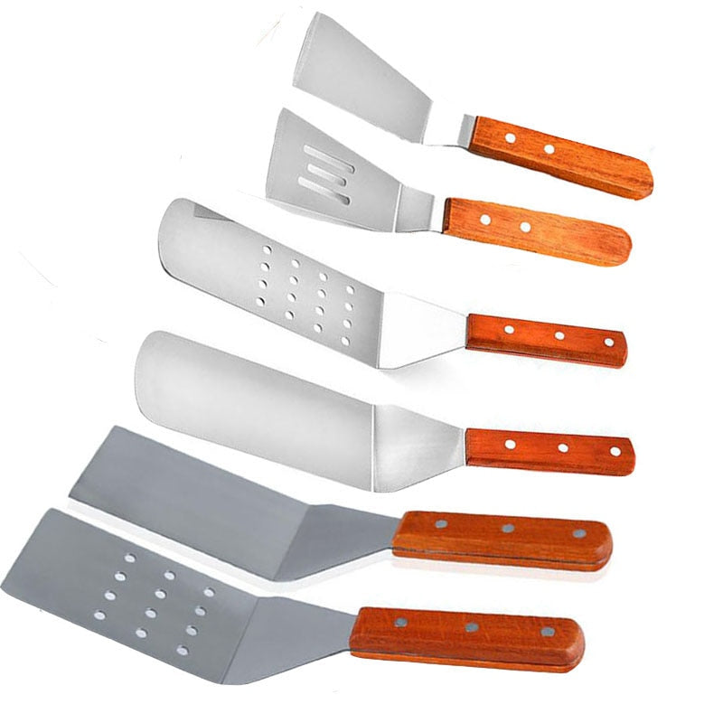 Stainless Steel Metal BBQ Grill Turner Spatula
