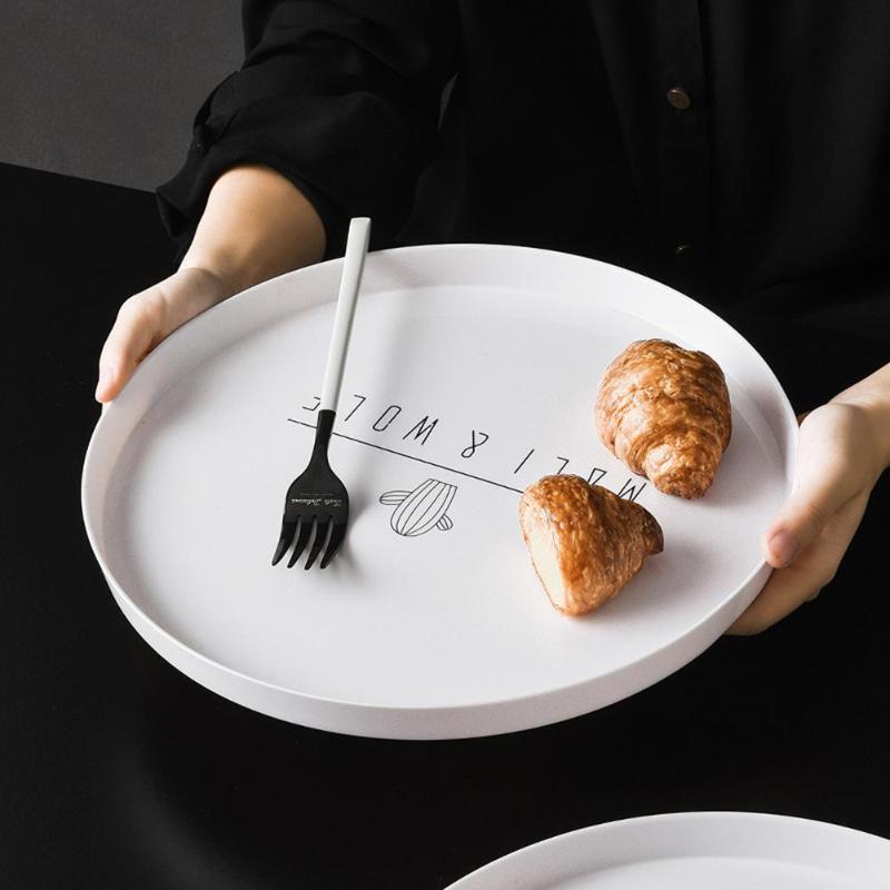 Nordic Style Plastic Breakfast Tray