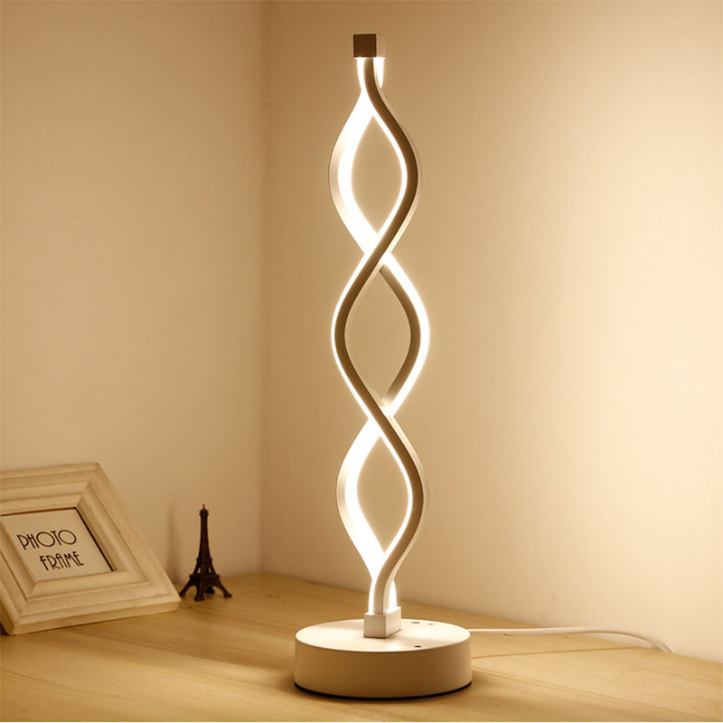 Acrylic & Metal LED Table Lamp