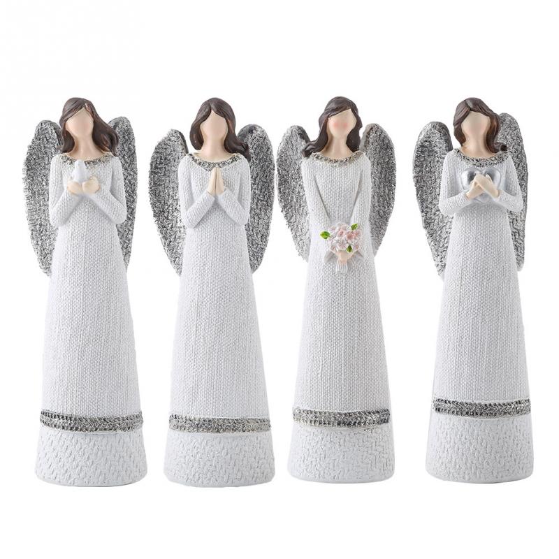 20cm Resin White Beauty Sculpted Figure