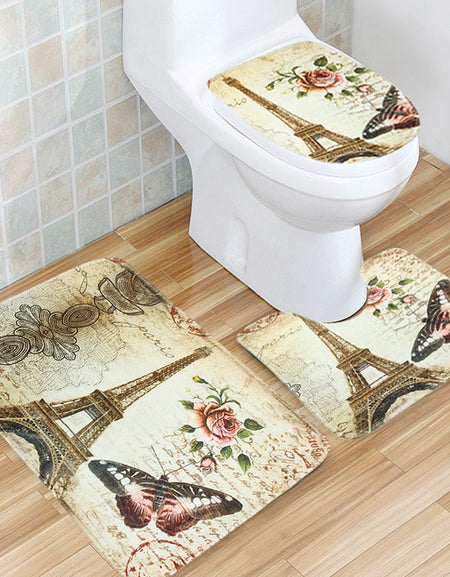 3pcs Bathroom Rug