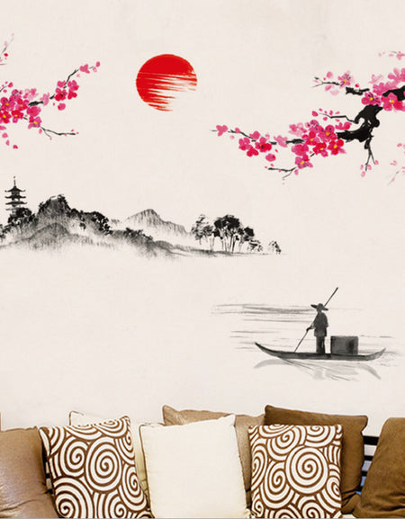 Sakura Pink Cherry Blossom Tree