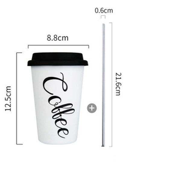Lazy Sundays Hand Cup With Straw Lid