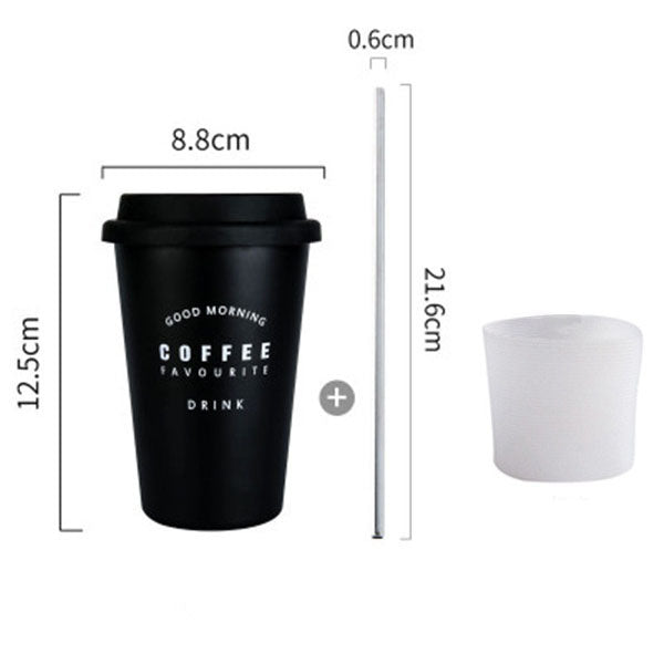 Lazy Sundays Hand Cup With Straw Lid