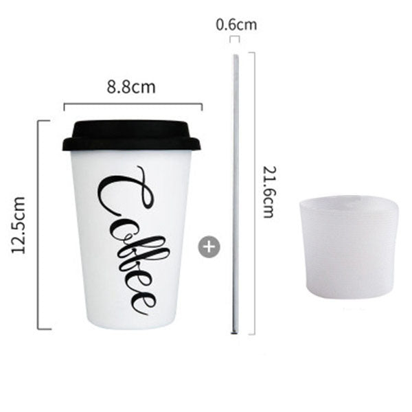 Lazy Sundays Hand Cup With Straw Lid