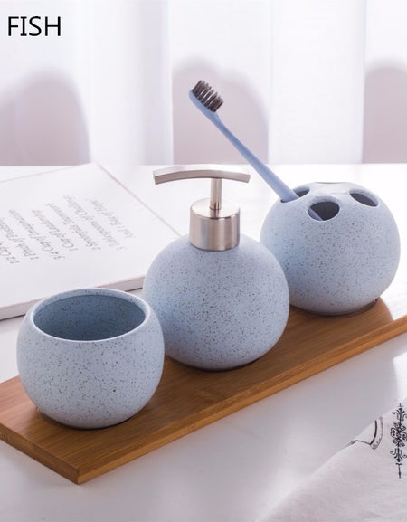 4pcs China Ceramics Bathroom Accessories