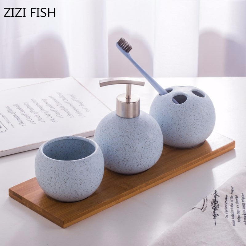 4pcs China Ceramics Bathroom Accessories