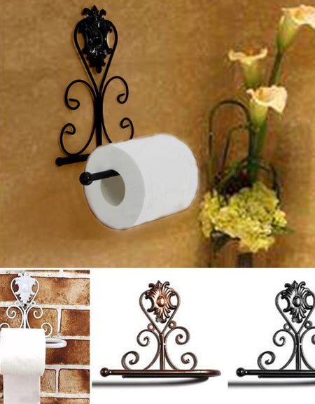 Vintage Iron Toilet Paper Holder