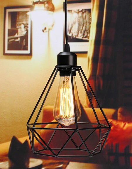Retro Cage Pendant Light