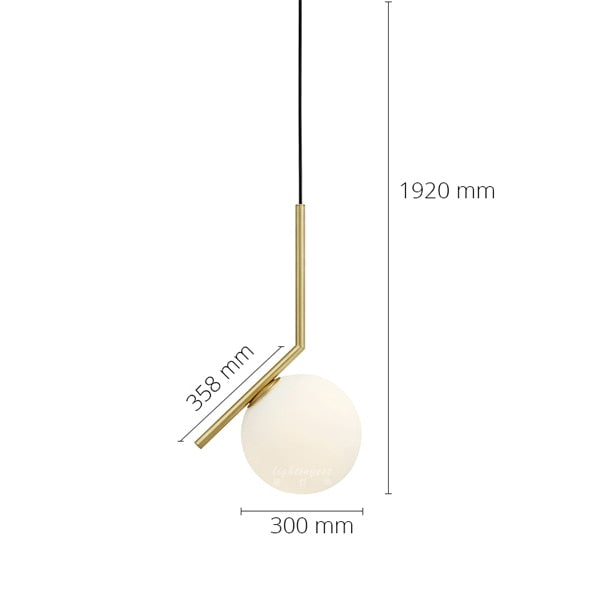 Nordic Clothing Decoration Glass Ball