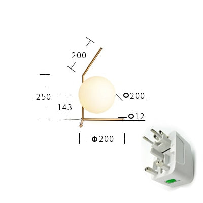Nordic Clothing Decoration Glass Ball