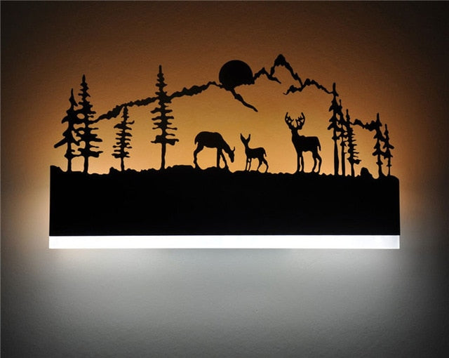 12W Acrylic Creative Modern Led Wall Ligh