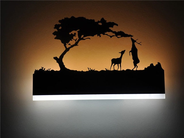 12W Acrylic Creative Modern Led Wall Ligh