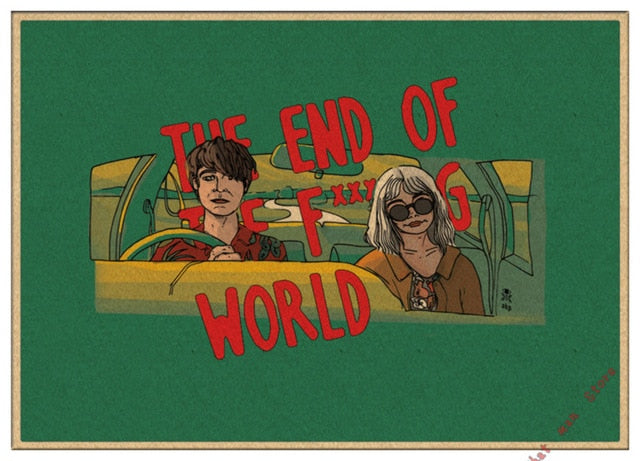 Retro Kraft Poster