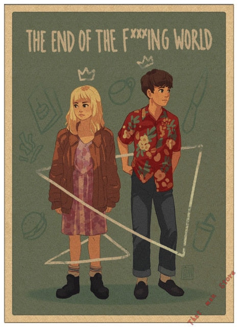 Retro Kraft Poster