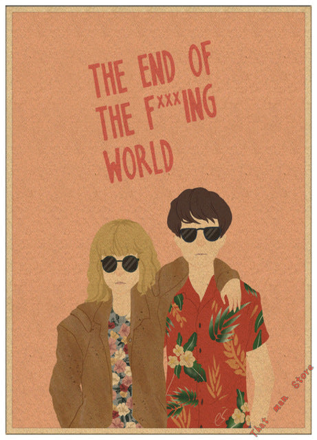 Retro Kraft Poster