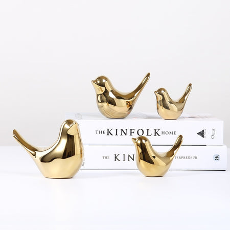 Golden Plating Bird Crafts