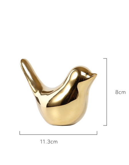 Golden Plating Bird Crafts