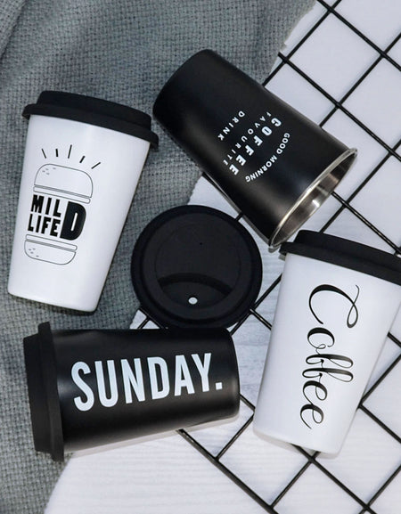 Lazy Sundays Hand Cup With Straw Lid