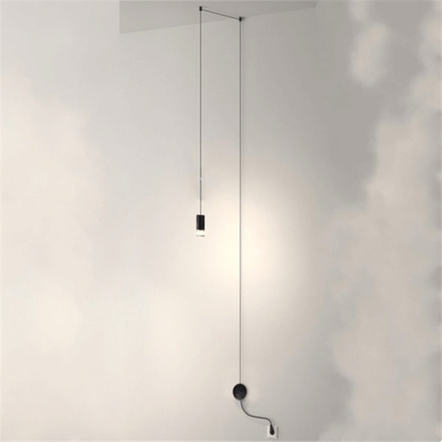 Postmodern Designer Iron Line Pendant Light