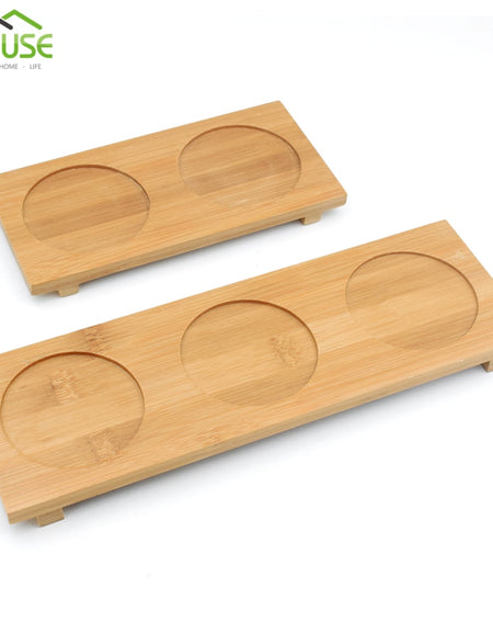 Geometry Bamboo Tray