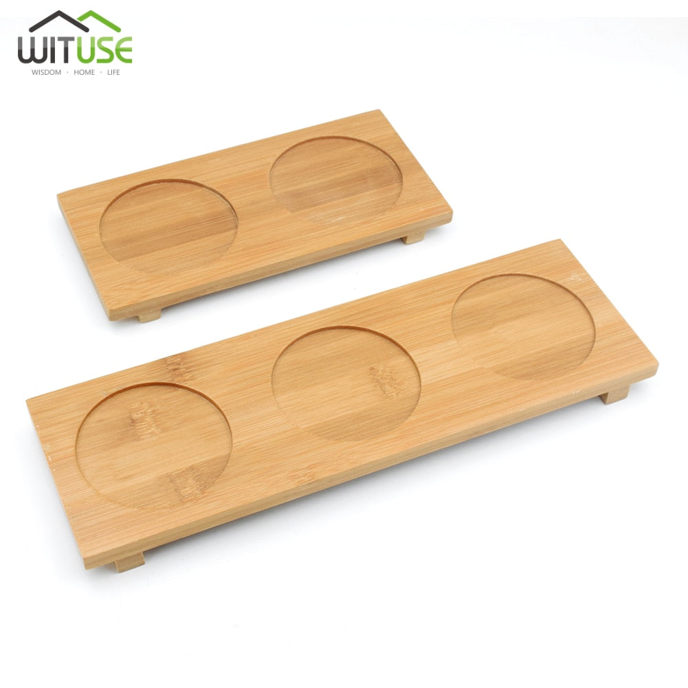 Geometry Bamboo Tray