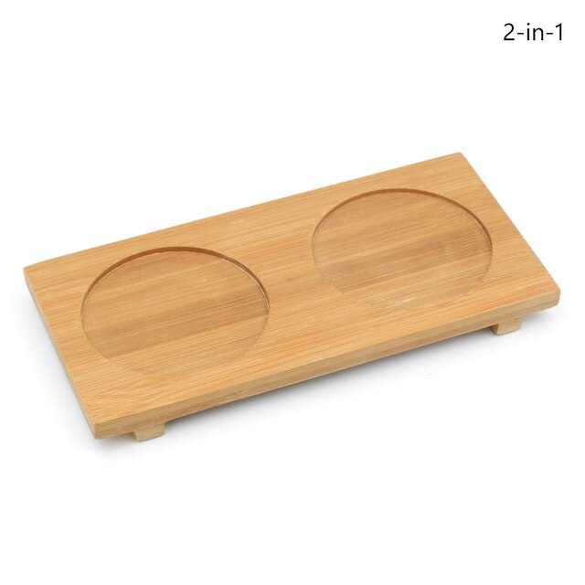 Geometry Bamboo Tray