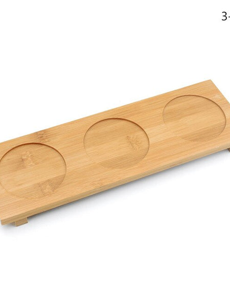 Geometry Bamboo Tray